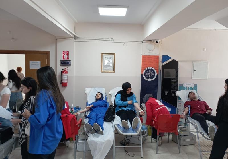 Çıldır Meslek Yüksekokulumuzda Kan Bağışı Etkinliği.